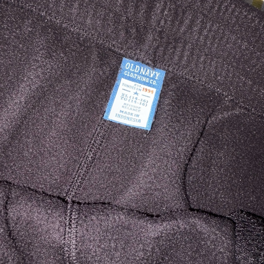 Limited edition! Old Navy ‘94 Unisex Kids Microfleece Jogger Pants, Black - Picture 3 of 3